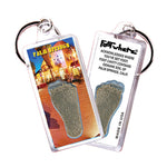 Load image into Gallery viewer, Palm Springs FootWhere® Souvenir Keychain. 72 pieces/6 assorted styles.