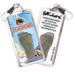 Load image into Gallery viewer, Palm Springs FootWhere® Souvenir Zipper-Pulls. 6 Piece Set. Made in USA