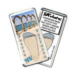 Load image into Gallery viewer, Puerto Vallarta FootWhere® Souvenir Fridge Magnets. 6 Piece Set. Made in USA - FootWhere® Souvenir Shop