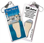 Load image into Gallery viewer, Puerto Vallarta FootWhere® Souvenir Zipper-Pulls. 6 Piece Set. Made in USA - FootWhere® Souvenir Shop