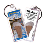 Load image into Gallery viewer, Rochester FootWhere® Souvenir Keychain. 72 pieces/ 6 assorted styles.