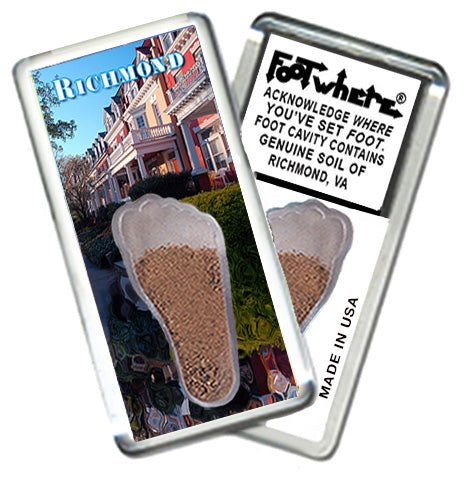 Richmond FootWhere® Souvenir Magnet. 72 pieces/6 assorted styles.