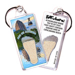 Load image into Gallery viewer, Rio De Janeiro FootWhere® Souvenir Keychain. 72 pieces/6 assorted styles.