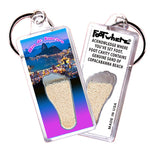 Load image into Gallery viewer, Rio de Janeiro FootWhere® Souvenir Keychain