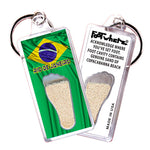 Load image into Gallery viewer, Rio De Janeiro FootWhere® Souvenir Keychain. 72 pieces/6 assorted styles.