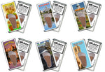 Load image into Gallery viewer, Raleigh FootWhere® Souvenir Magnets. 6 Piece Set. Made in US