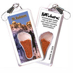 Load image into Gallery viewer, Mount Rushmore FootWhere® Souvenir Zipper-Pull. 72 pieces/ 6 assorted styles.