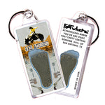 Load image into Gallery viewer, San Antonio FootWhere® Souvenir Keychains. 6 Piece Set. Made in USA