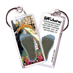 Load image into Gallery viewer, San Antonio FootWhere® Souvenir Keychains. 6 Piece Set. Made in USA