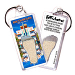 Load image into Gallery viewer, South Beach Miami FootWhere Souvenir Keychain