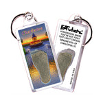 Load image into Gallery viewer, Charleston FootWhere® Souvenir Keychains. 72 Pieces/6 Assorted Styles. Made in USA