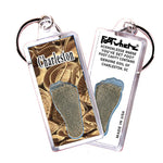 Load image into Gallery viewer, Charleston FootWhere® Souvenir Keychains. 72 Pieces/6 Assorted Styles. Made in USA