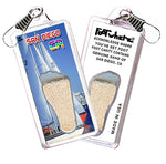Load image into Gallery viewer, San Diego FootWhere® Souvenir Zipper-Pulls. 6 Piece Set. Made in USA