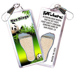Load image into Gallery viewer, San Diego FootWhere® Souvenir Zipper-Pull. 72 pieces/ 6 assorted styles.