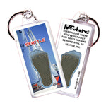 Load image into Gallery viewer, Seattle FootWhere® Souvenir Keychain. 72 pieces/ 6 assorted styles.
