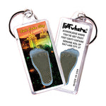 Load image into Gallery viewer, Salt Lake City FootWhere® Souvenir Keychain. 72 pieces/ 6 assorted styles.