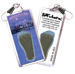 Load image into Gallery viewer, Salt Lake City FootWhere® Souvenir Zipper-Pull. 72 pieces/ 6 assorted styles.