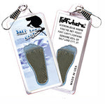Load image into Gallery viewer, Salt Lake City FootWhere® Souvenir Zipper-Pull. 72 pieces/ 6 assorted styles.