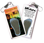 Load image into Gallery viewer, Salt Lake City FootWhere® Souvenir Zipper-Pull. 72 pieces/ 6 assorted styles.