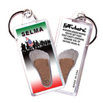 Load image into Gallery viewer, Selma FootWhere® Souvenir Keychains. 72 pieces/6 assorted styles.