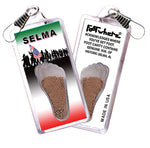 Load image into Gallery viewer, Selma FootWhere® Souvenir Zipper-Pulls. 72 pieces/6 assorted styles.