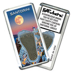 Load image into Gallery viewer, Santorini FootWhere® Souvenir Fridge Magnet.