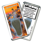 Load image into Gallery viewer, Santorini FootWhere® Souvenir Fridge Magnets. 6 Piece Set. Made in USA
