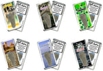 Load image into Gallery viewer, Savannah FootWhere® Souvenir Magnets. 6 Piece Set. Made in USA