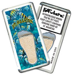 Load image into Gallery viewer, St. Maarten FootWhere® Souvenir Magnets. 6 Piece Set. Made in USA