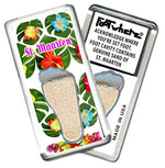 Load image into Gallery viewer, St. Maarten FootWhere® Souvenir Magnets. 6 Piece Set. Made in USA