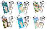 Load image into Gallery viewer, St. Maarten FootWhere® Souvenir Zipper-Pull. 72 pieces/6 assorted styles.