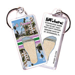 Load image into Gallery viewer, St. Pertersburg FootWhere Souvenir Keychain. 72 pieces/6 assorted styles.