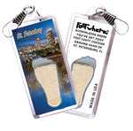 Load image into Gallery viewer, St. Pertersburg FootWhere® Souvenir Zipper-Pull. 72 pieces/6 assorted styles.