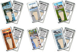 Load image into Gallery viewer, Tybee Island FootWhere® Souvenir Magnet. 72 pieces/ 6 assorted styles.