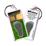 Load image into Gallery viewer, Tulsa FootWhere® Souvenir Keychain. Made in USA