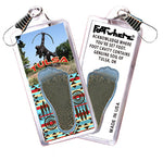 Load image into Gallery viewer, Tulsa FootWhere® Souvenir Zipper-Pulls. 6 Piece Set. Made in USA