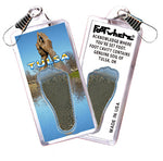 Load image into Gallery viewer, Tulsa FootWhere® Souvenir Zipper-Pulls. 6 Piece Set. Made in USA