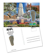 Load image into Gallery viewer, Tallahassee FootWhere® Souvenir Postcard. 144 Pieces/1 Gross. Made in USA