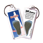 Load image into Gallery viewer, District of Columbia FootWhere® Souvenir Keychains. 72 Pieces/6 Assorted Styles. Made in USA
