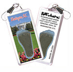 Load image into Gallery viewer, District of Columbia FootWhere® Souvenir Zipper-Pull. 72 Pieces/6 Assorted Styles. Made in USA