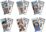 Load image into Gallery viewer, Albany, NY FootWhere® Souvenir Fridge Magnets. 6 Piece Set. Made in USA-FootWhere® Souvenirs