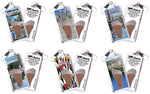 Load image into Gallery viewer, Albany, NY FootWhere® Souvenir Zipper-Pulls. 6 Piece Set. Made in USA-FootWhere® Souvenirs