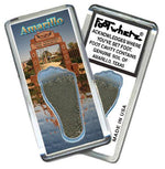 Load image into Gallery viewer, Amarillo FootWhere® Souvenir Fridge Magnet. Made in USA-FootWhere® Souvenirs