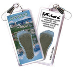 Load image into Gallery viewer, Anchorage FootWhere® Souvenir Zipper-Pulls. 6 Piece Set. Made in USA-FootWhere® Souvenirs