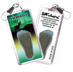 Load image into Gallery viewer, Anchorage FootWhere® Souvenir Zipper-Pull. Made in USA-FootWhere® Souvenirs