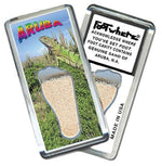 Load image into Gallery viewer, Aruba, N.A. FootWhere® Souvenir Magnet. Made in USA-FootWhere® Souvenirs