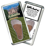 Load image into Gallery viewer, Asheville, NC FootWhere® Souvenir Magnet. Made in USA-FootWhere® Souvenirs