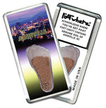 Load image into Gallery viewer, Asheville, NC FootWhere® Souvenir Magnet. Made in USA-FootWhere® Souvenirs