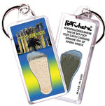 Load image into Gallery viewer, Athens, Greece FootWhere® Souvenir Key Chain. Made in USA-FootWhere® Souvenirs