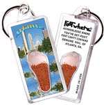 Load image into Gallery viewer, Atlanta FootWhere® Souvenir Keychains. 6 Piece Set. Made in USA-FootWhere® Souvenirs